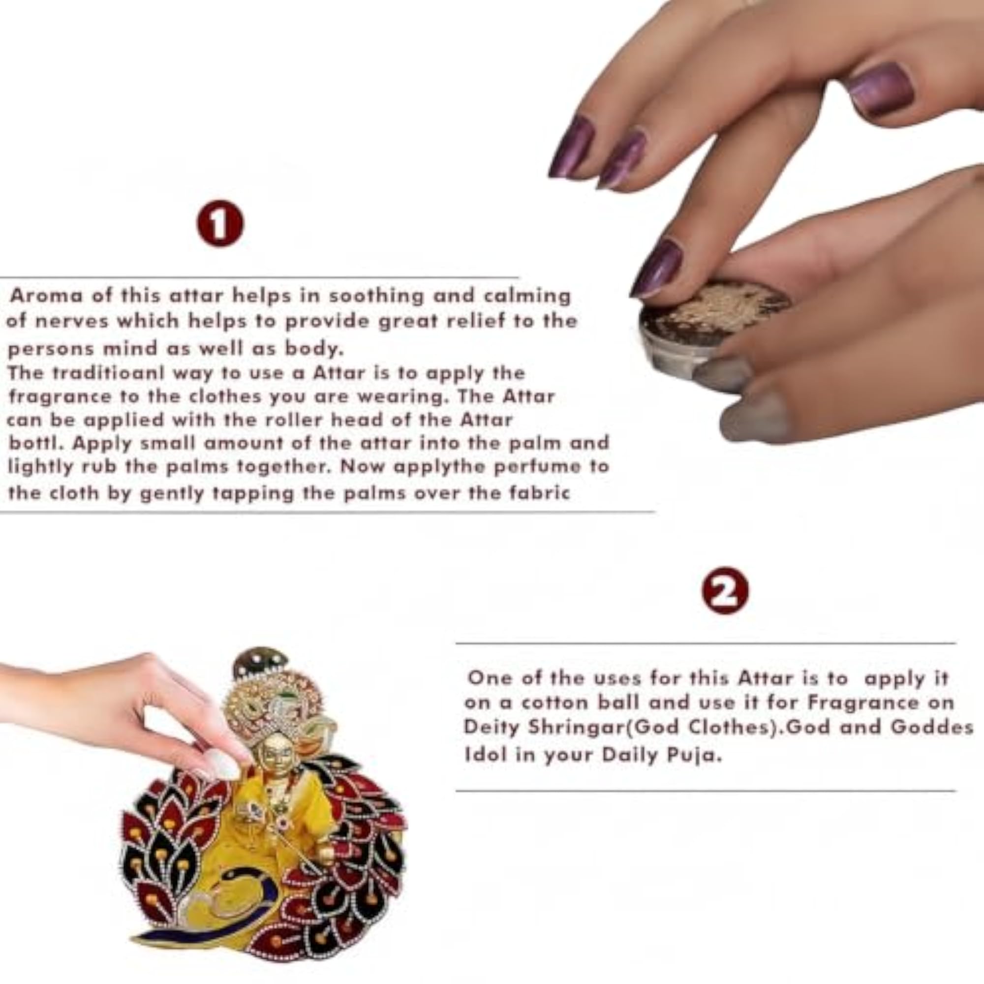 Original Kasturi Paste Perfume Attar, 10g